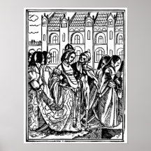 Morte e a gravura medieval nova poster