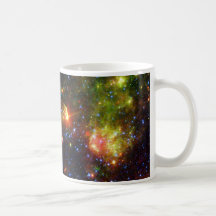 Morte empoeirada de uma estrela maciça caneca
