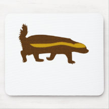 mosaico do texugo de mel mousepad