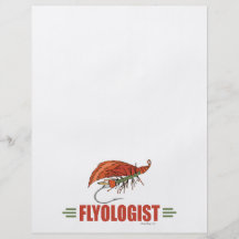 Mosca cómico que amarra, pesca com mosca panfleto personalizados
