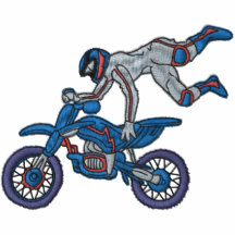 Motocicleta feita sob encomenda camisa bordada