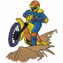 Motocicleta feita sob encomenda camisa bordada