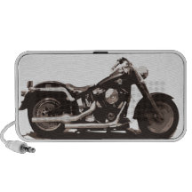Motocicleta gorda clássica do menino caixinhas de som para iPhone