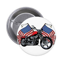 Motociclista americano boton