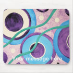 MOUSEMAT com design abstrato 'Çircles Mouse Pad