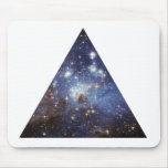 mousepad do triângulo do espaço do hipster