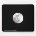 Mousepad - Lua cheia no céu nocturno claro mousepads