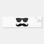Moustache e presente pretos do humor dos óculos de adesivos