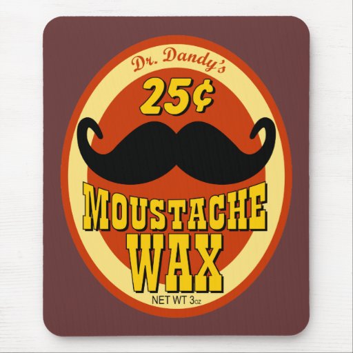 Moustache Enceramento do Dr. Dândi Mousepad