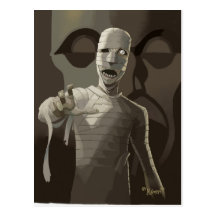 Mr.Mummy Cartões Postais
