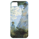 Mulher com o parasol por Monet iPhone 5 Capas