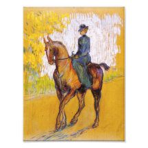 Mulher de Toulouse-Lautrec no impressão da foto do