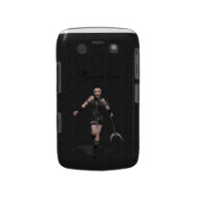 Mulher gótico corajosa do guerreiro de Blackberry Capa Blackberry