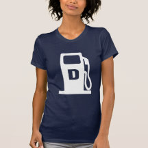 Mulheres diesel escuras t-shirts
