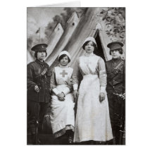 Mulheres na guerra, 1914-18 cartão