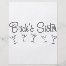 MultiMartini-BridesSister-cinzento Modelo De Panfletos