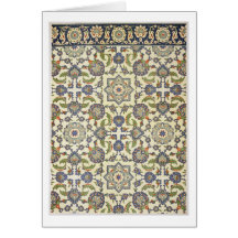 Mure azulejos de Qasr Rodouan, 'da arte árabe como Cartões