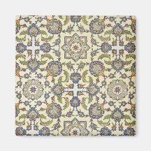 Mure azulejos de Qasr Rodouan, 'da arte árabe como Imã