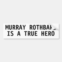 Murray Rothbard é um herói verdadeiro Adesivos