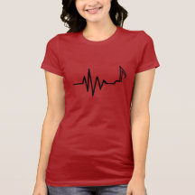 Música da nota da freqüência camisetas