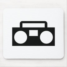 Música de rádio mousepad
