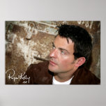 Música de Ryan Kelly - revestimento de couro do ca Posters