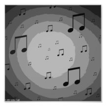 Música no impressão da foto do ar