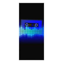 Música retro convite personalizados