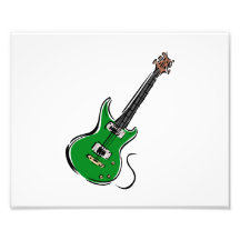 música verde graphic.png da guitarra elétrica foto