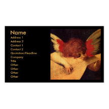 Músico do anjo, cristão de Rosso Fiorentino Cartão De Visita