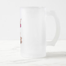Na areia! caneca