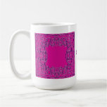 Na caneca cor-de-rosa do Bandanna