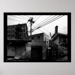 Na rua onde eu vivo - colagem urbana de Digitas Pôsteres
