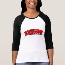 Nacionalidades - "norueguês " t-shirts