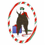 Nada termina uns enfeites de natal de bull terrier escultura de fotos