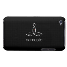Namaste - estilo regular branco capa iPod barely there