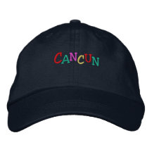 Namedrop Nation_Cancun multi-colorido Bone Bordado