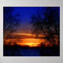 Namorados do por do sol posters