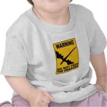 Não alimente os dragões camisetas