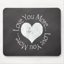 Não, eu te amo mais mousepads