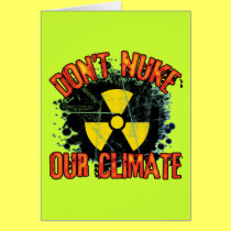 Não fazem as armas nucleares nosso clima cartões