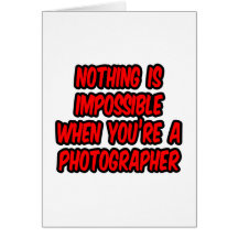 Não há impossíveis… fotógrafo cartões