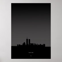 não imagine nenhum World Trade Center da religião Posteres