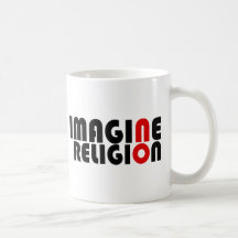 Não imagine nenhuma religião canecas