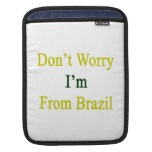Não me preocupe são de Brasil Bolsas De iPad