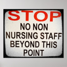 NÃO PARE NENHUM FUNCIONARIOS DE NON-NURSING ALÉM D PÔSTERES