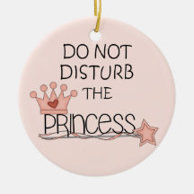 Não perturbe o gancho da princesa porta enfeites
