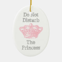 Não perturbe o gancho da princesa porta enfeite de natal