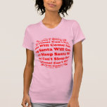Não pode dormir papai noel virá! camiseta