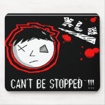 NÃO PODE SER STOPPED~!!! (tapete do rato) Mouse Pad